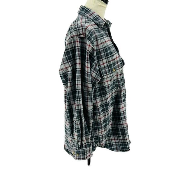 Vintage Moose Creek Flannel Shirt Grunge Hip Hop Rappers Mens Large - Picture 2 of 8